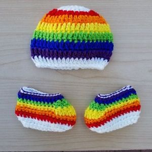Rainbow baby set (1)